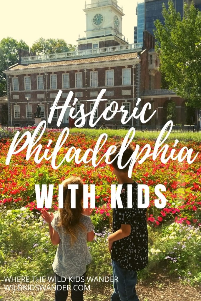 Spend a weekend in Philadelphia with kids by exploring all of the historic sites in the city, including Independence Hall and the Liberty Bell. The best part? Many if the included attractions are FREE! - Where the Wild Kids Wander - Family Travel | Travel With Kids | Things to do In Philadelphia 