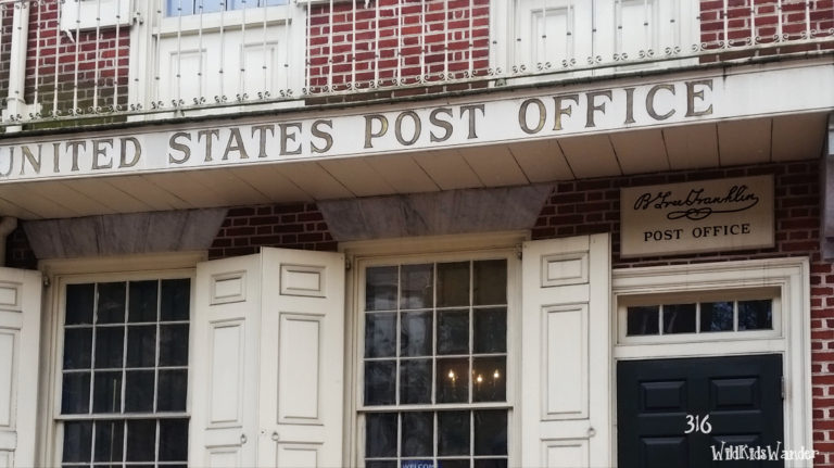 Philadelphia ben franklin tour post office