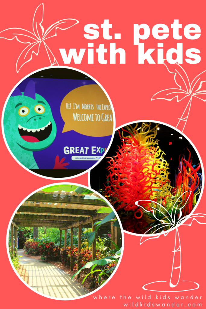 St. Petersburg in Florida is a beautiful, laid back, town near Tampa and Clearwater. It a family-friendly place that has plenty of fun things to do with kids. - Where the Wild Kids Wander- Florida | Family Travel | Travel With Kids | Things to Do in St Pete