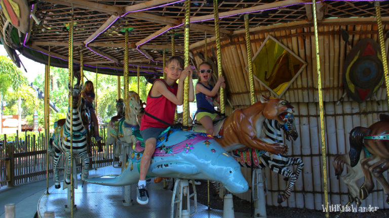 ZooTampa at Lowry Park - jungle carousel