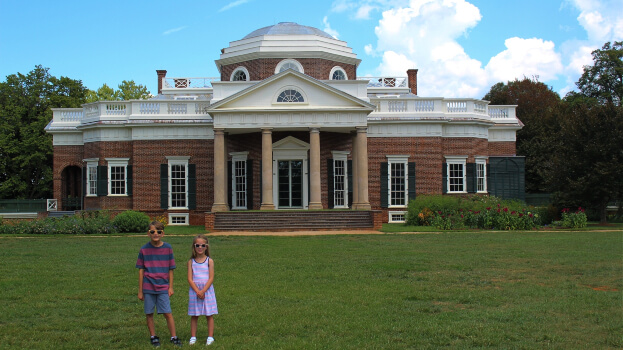 Visiting Thomas Jefferson Monticello With Kids
