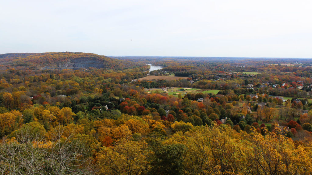 View From Top of Bowman's Tower in New Hope - Things to Do in Bucks County With Kids