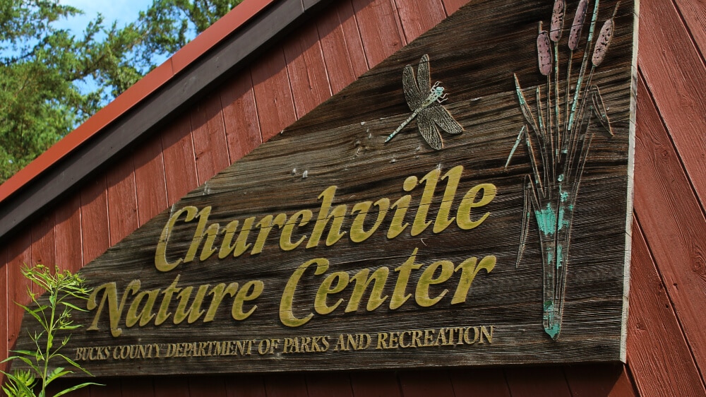 Churchville Nature Center Sign - Things to Do in bucks County With kids