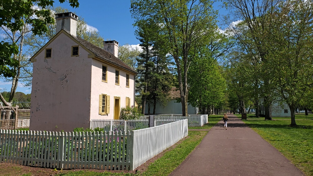 Washington's Crossing Park in Pennsylvania - Hibbs House- Things to Do In Bucks County With Kids