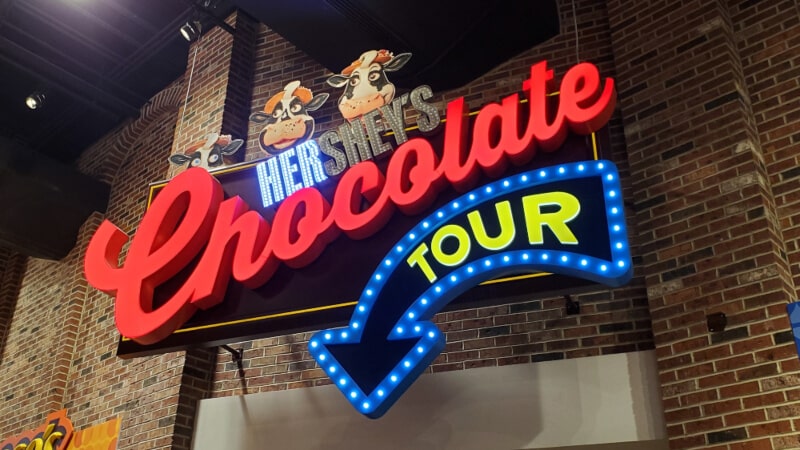 Hershey's Chocolate Tour Ride entrance