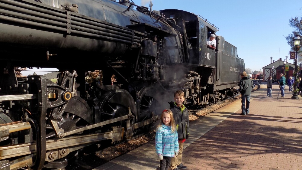 Small Towns in PA - Strasburg Railroad Black Engine