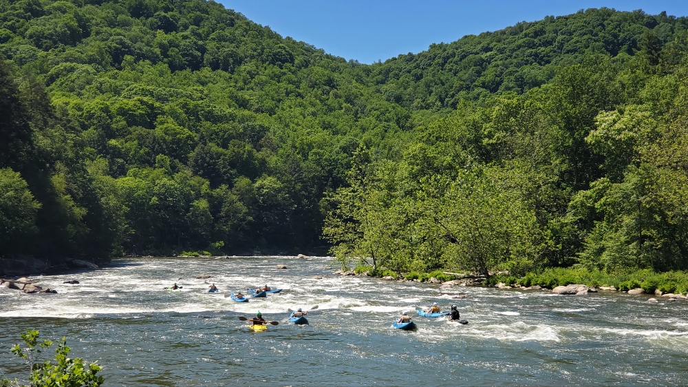 whitewater rafting on Youghiogheny River at Ohiopyle State Park