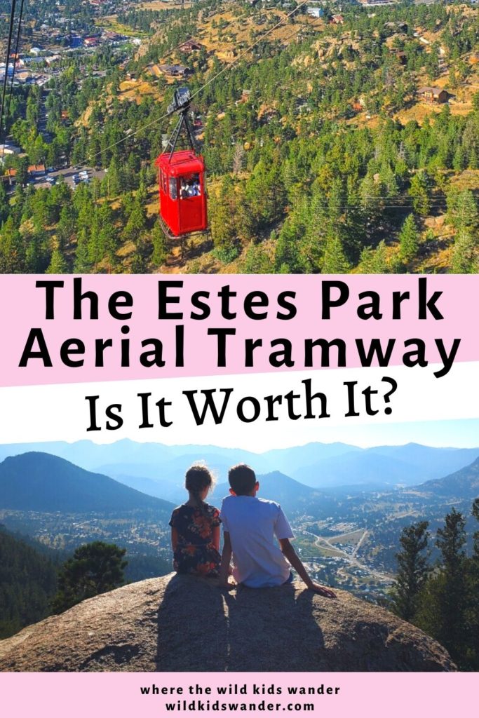The Estes Park Aerial Tramway is a fun way to see the beautiful mountains of Rocky Mountain National Park without the work! It's a perfect thing to do in Colorado with kids. - Where the Wild Kids Wander