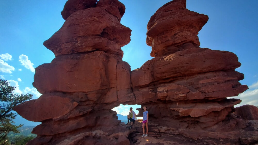 Garden of the Gods Hikes for Families -  The Siamese Twins