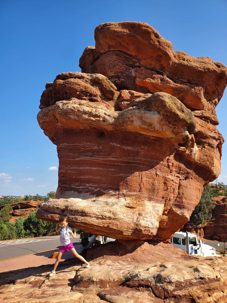 Garden of the Gods Hikes for Families - Balanced Rock