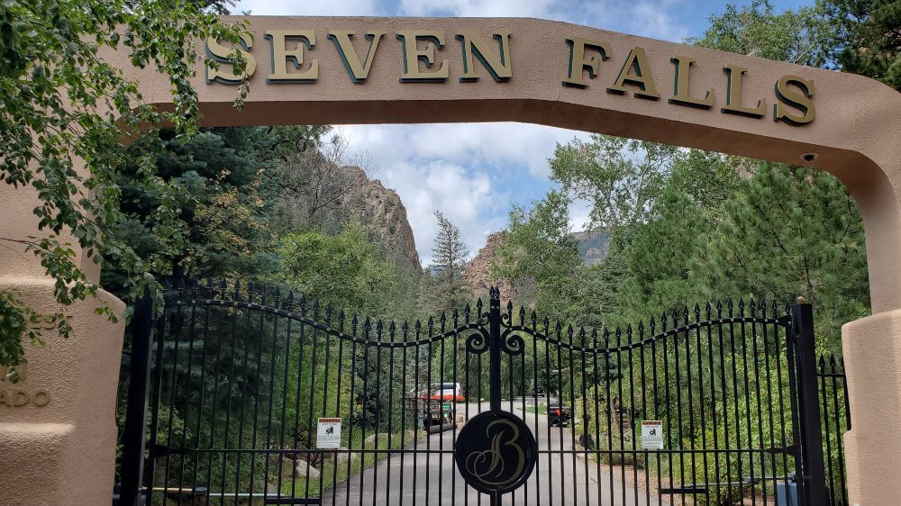 Seven Falls Entrance - Waterfalls in Colorado Springs