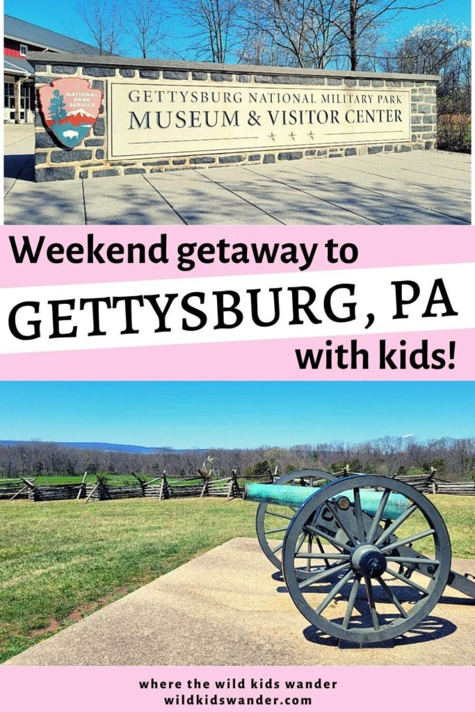 The best ways to spend a weekend in Gettysburg with kids including the best museums and battlefield tour stops. Don't miss this historic small town in Pennsylvania.