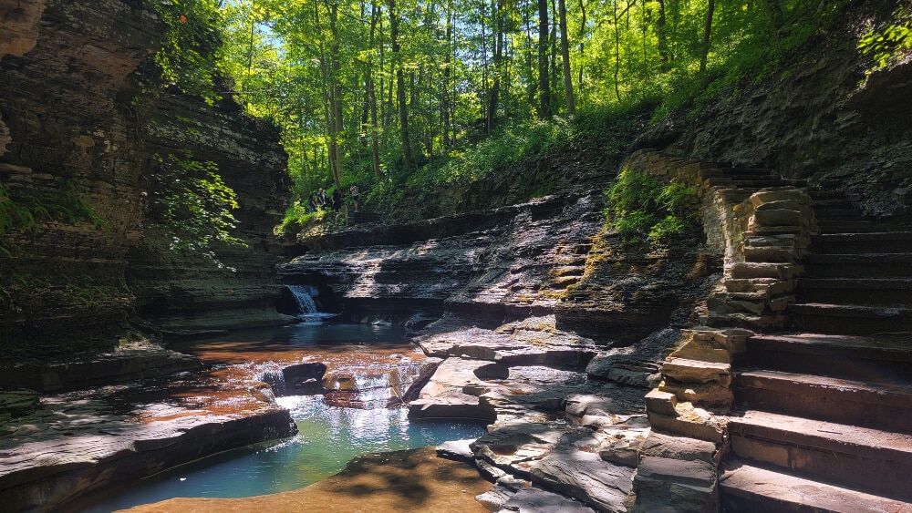 Buttermilk Falls in Ithaca - Gorge Trail