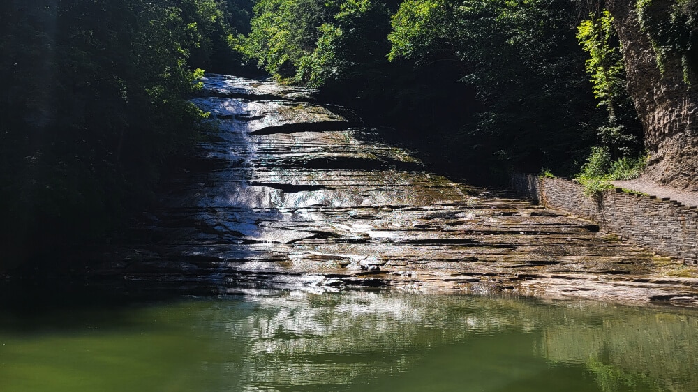 waterfall hikes in the finger lakes - buttermilk falls