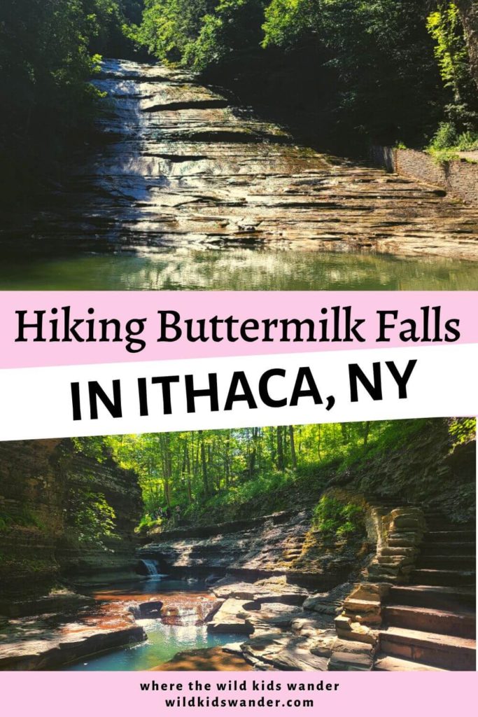 Hiking the Trail at Buttermilk Falls in Ithaca Where the Wild