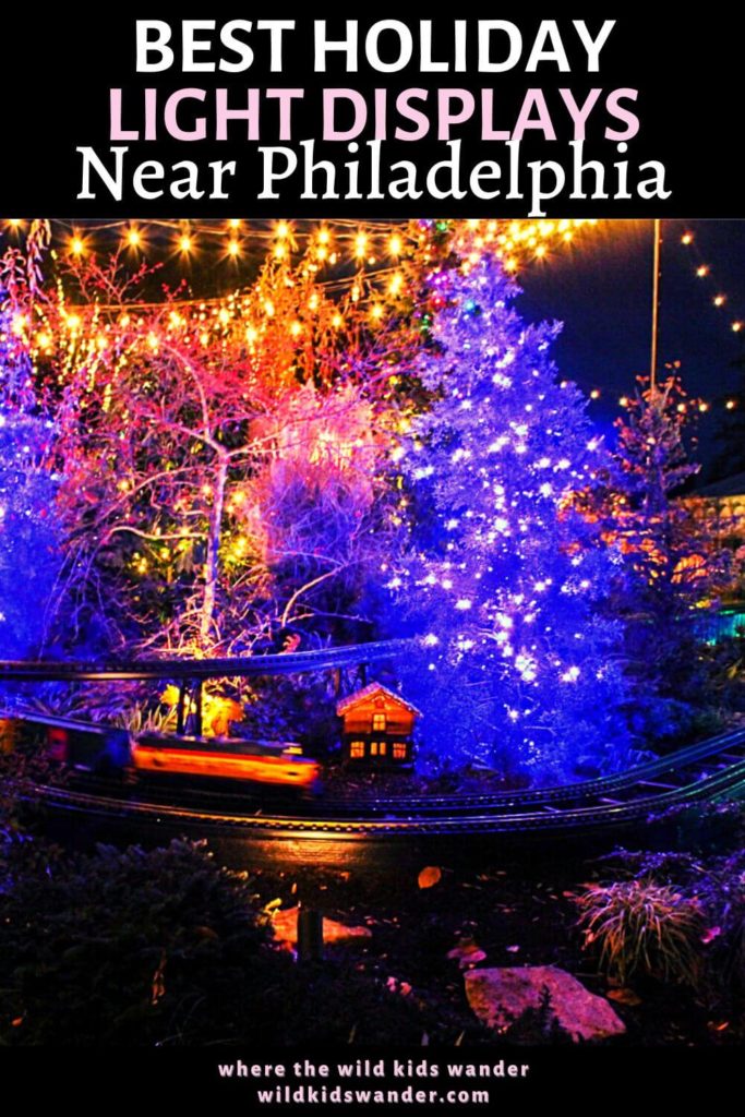 One of the best things to do during the holidays is enjoy some of the gorgeous Christmas light displays near Philadelphia.