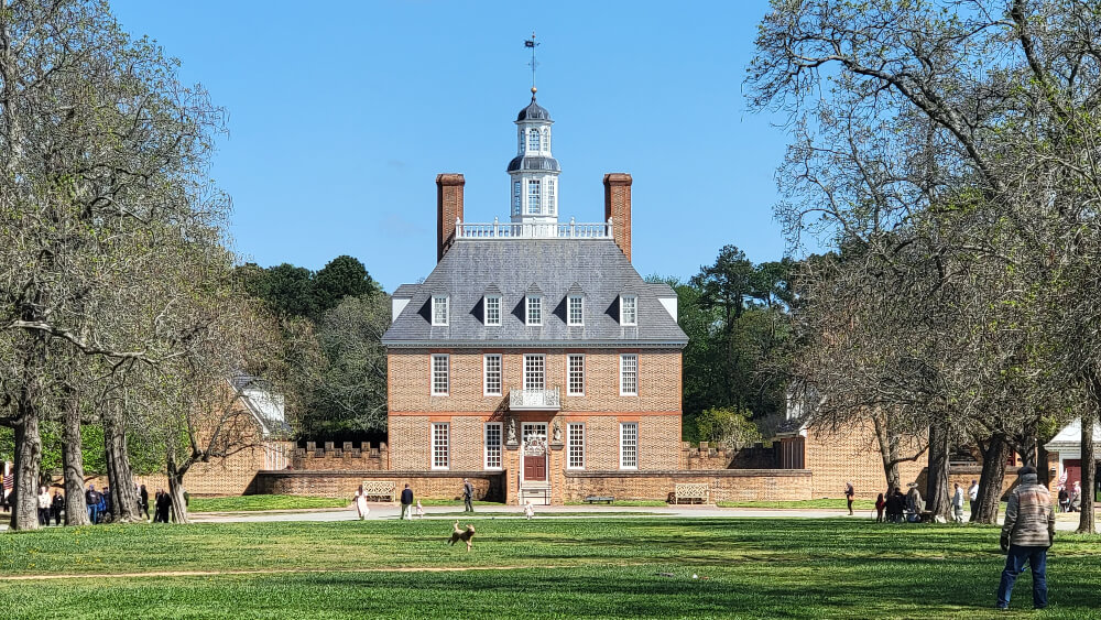 The Governor's Palace at Williamsburg Virginia