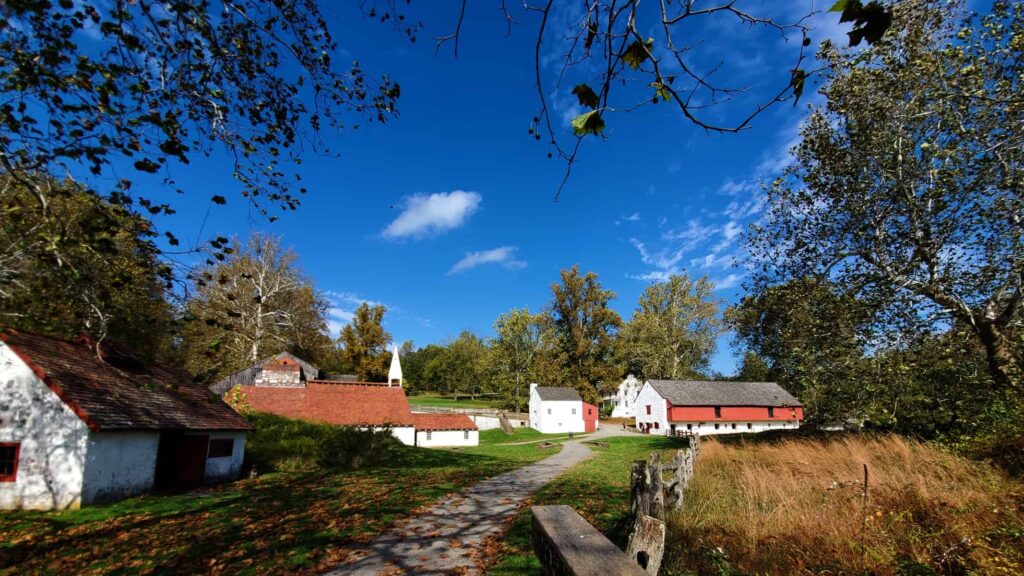The Hopewell Furnace historic village is a fun feature near French Creek State Park
