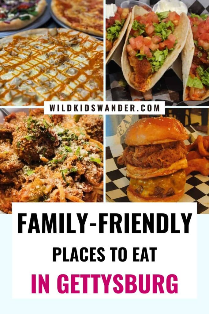 There are so many delicious places to eat in Gettysburg that are family-friendly.