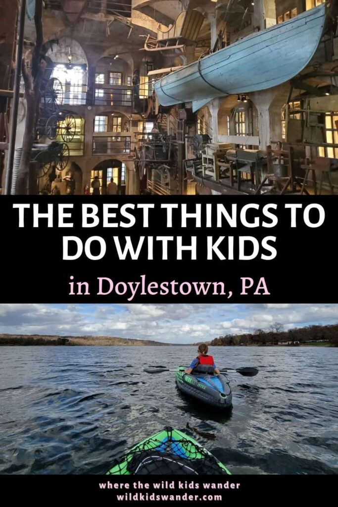 There are so many fun things to do with kids in Doylestown, PA including crazy castles and outdoor fun