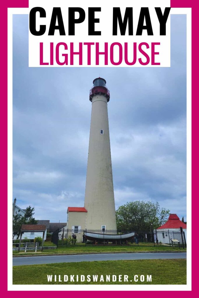 Climbing up the 199 steps to the top of the Cape May Lighthouse is a fun activity in Cape May New Jersey