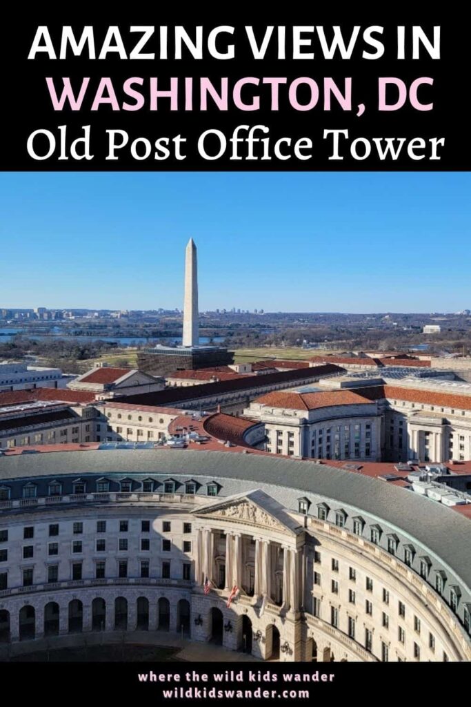 The Old Post Office Tower is a hidden gem inside Washington, DC that gives amazing views of the city