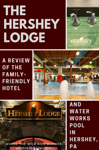If you are planning a visit to Hersheypark and the Hershey area with kids, then this is the hotel for you! Our Hershey Lodge review gives you everything you need to know about the hotel, the Hershey's Water Works pool, and tips for your stay. - Where the Wild Kids Wander - Family Travel | Hotel Reviews | Weekend Getaway | Family Vacation | Visit Pennsylvania