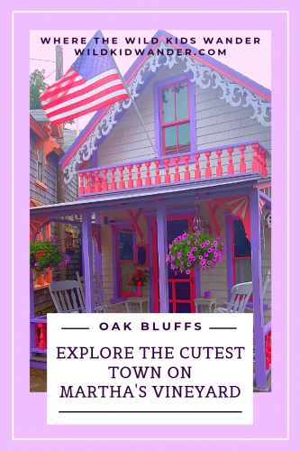 Oak Bluffs on Martha's Vineyard has fun things to do for the whole family! We share our favorite places to eat, shop, and play. Next time you are on Cape Cod, take the ferry over to the Vineyard for a day of fun! - Where the Wild Things Wander - #oakbluffs #marthasvineyard #familyfun