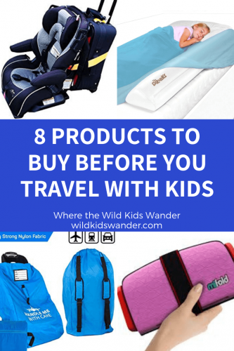 Traveling with kids gets easier with these eight clever kids travel products - Where the Wild Kids Wander - #travelwithkids #travelproducts